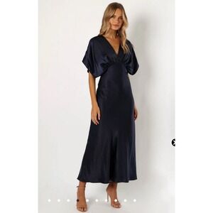 Petal and Pup Womens Ricki Maxi Dress - Midnight Indigo XL